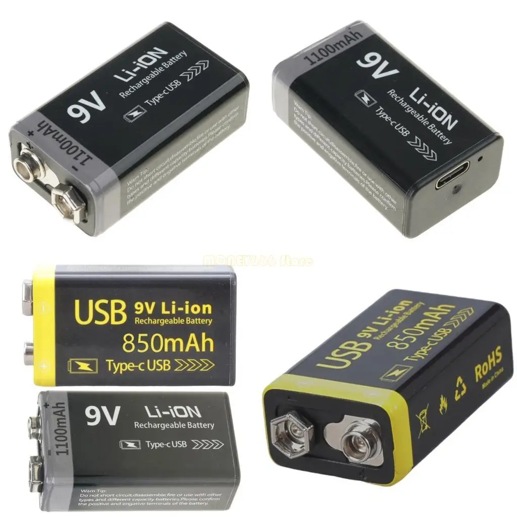 F62C 9V 800/1100MAH Batería litio recargable adecuado para juguetes control remoto