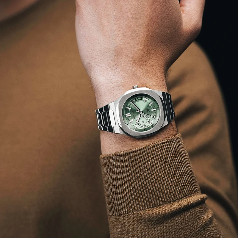 Gorman Minimalist Luxury Men's Analog Watch Stainless Steel Wrist Hand Clock Elegant Fashion Accessory Gorman Watch for Men