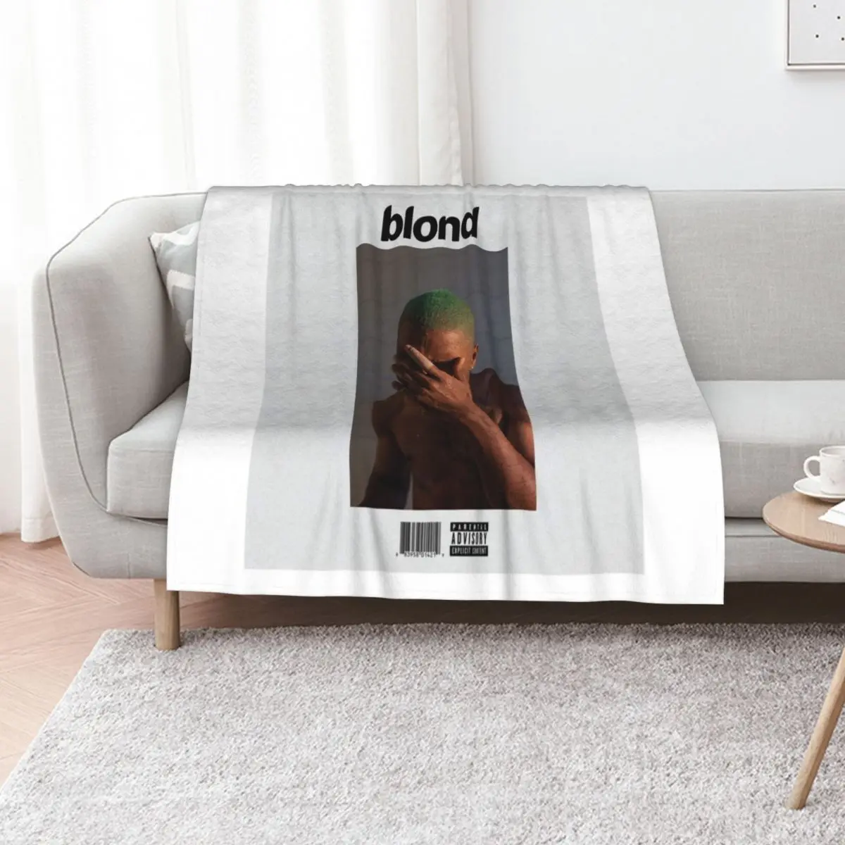 blond frank ocean tapestry Throw Blanket Plush Fuzzy Cozy Blanket for Couch Sofa