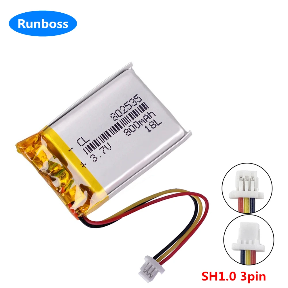 3.7V 800mAh Rechargeable Battery for Asus ROG Spatha X,Gladius II,STRIX IMPACT II,Pugio II 2 Wireless Bluetooth mouse battery