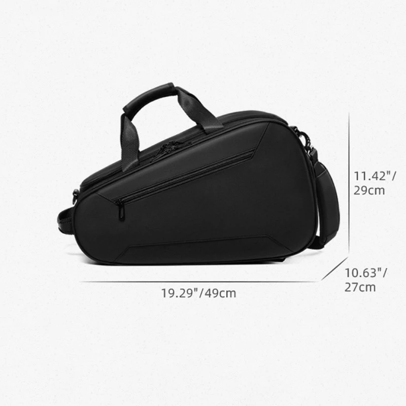 New Pick Ball Bag Outdoor Sports Single Shoulder Handheld Tennis Bag Can be Crossed Shoulder Bag Dry/Wet Separable Backpack
