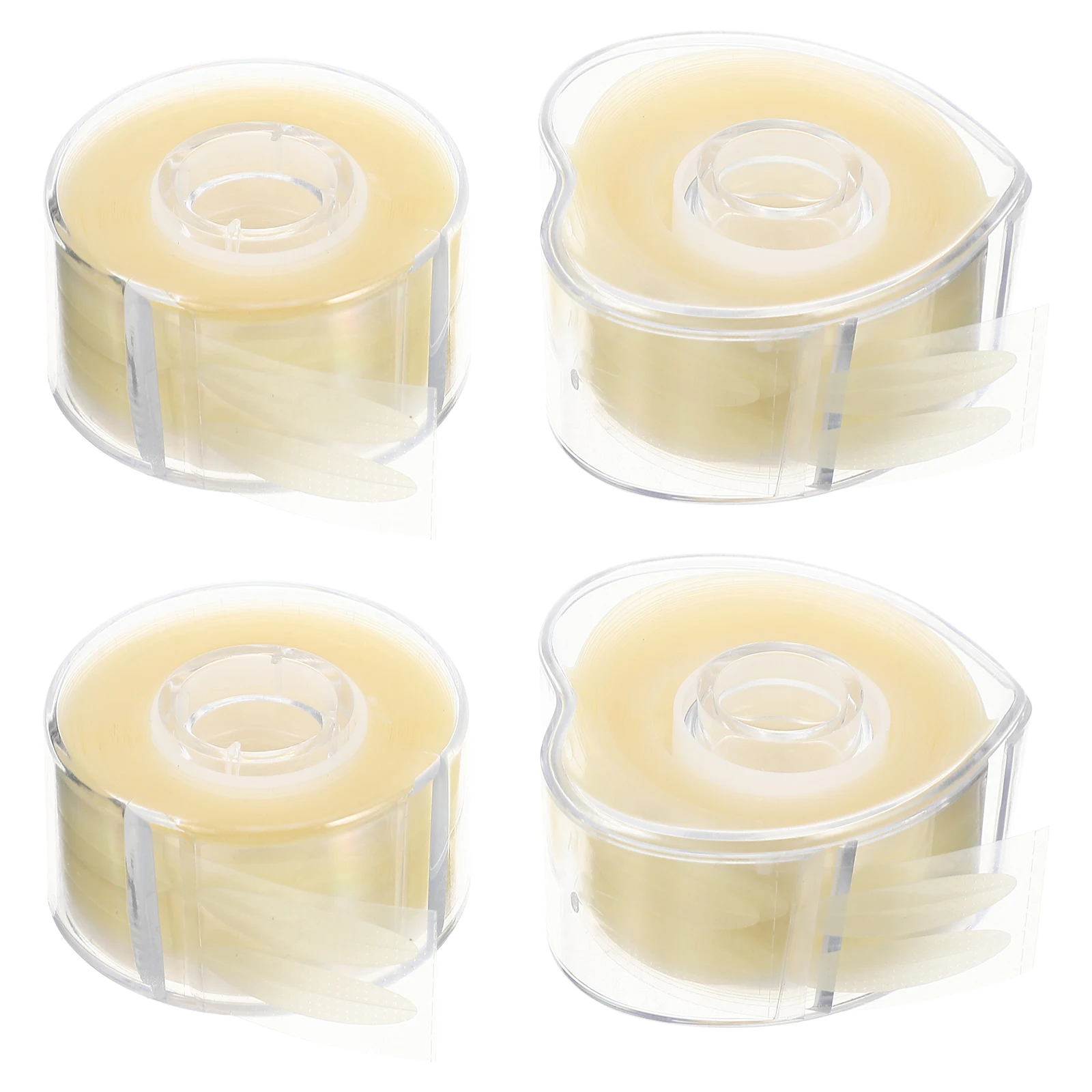 4 لفات من ملصقات شريط الجفن المزدوج سهلة الاستخدام وإزالة رافعات الجفن غير المرئية للنساء ومستلزمات مكياج لتشكيل العين المقاومة للعرق #6