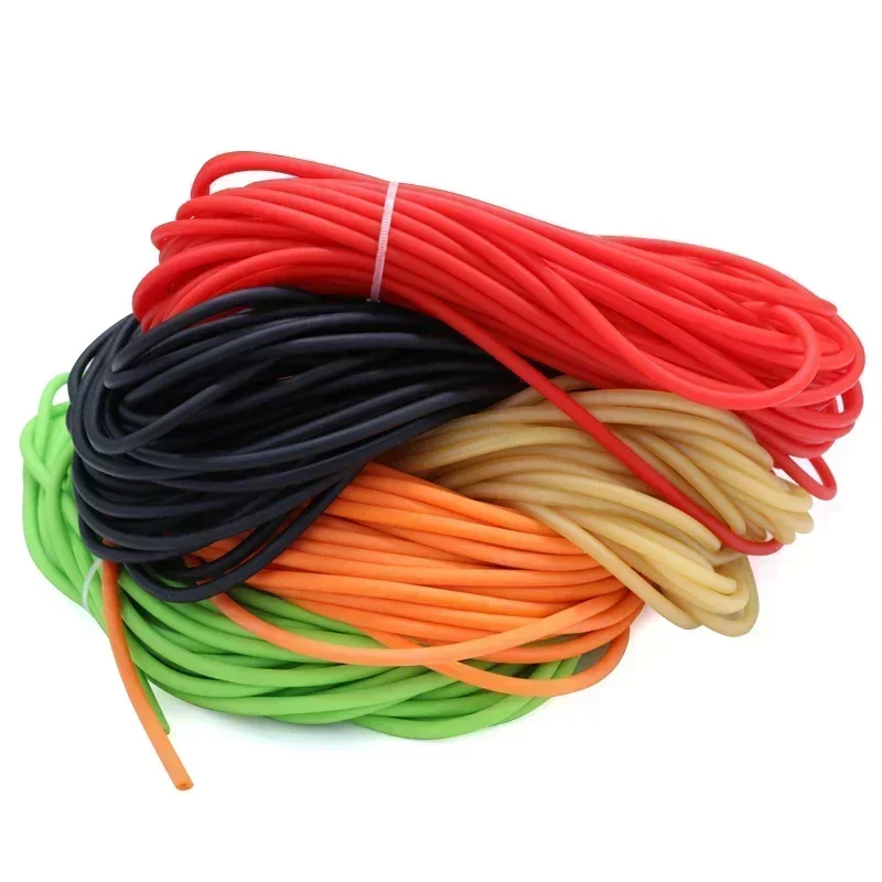 1M/3M Nature Latex Rubber Hoses 1.6 2 3 4 5 6 7 9 10 12 14 17mm High Resilient Elastic Surgical Medical Tube Slingshot Catapult