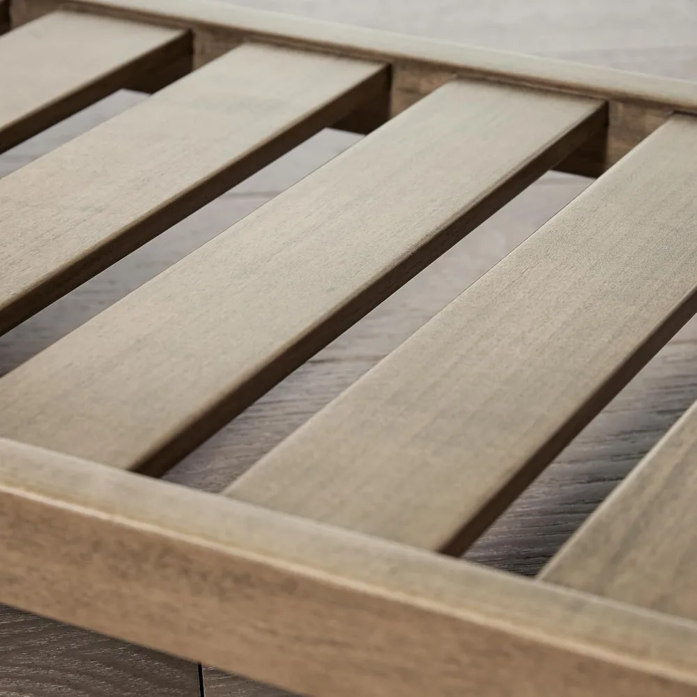 مقعد تخزين الأحذية المنجد من الشنيل مع رف من الخشب الصلب لغرفة النوم والممر، مقاس كبير #5