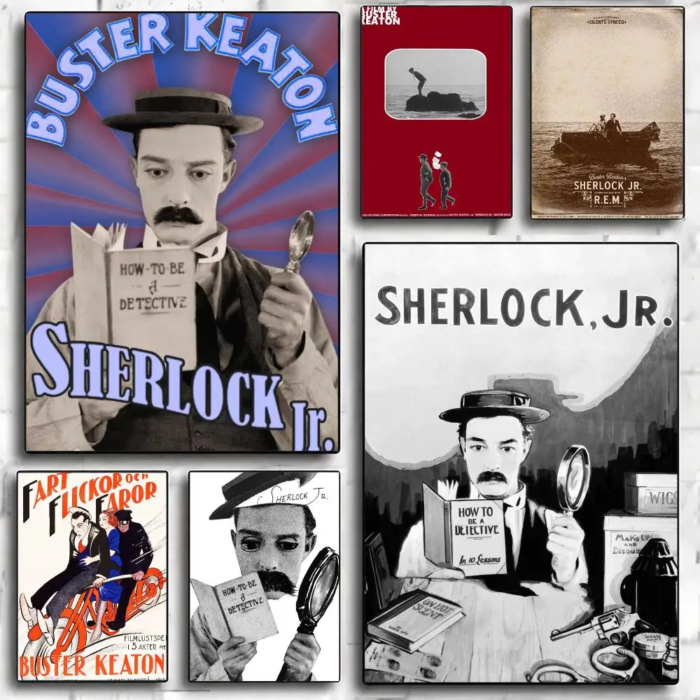 classic movie S-Sherlock Jr-R Painting Calligraphy Nature Inspired Artwork for Living Room  Home Decoration
