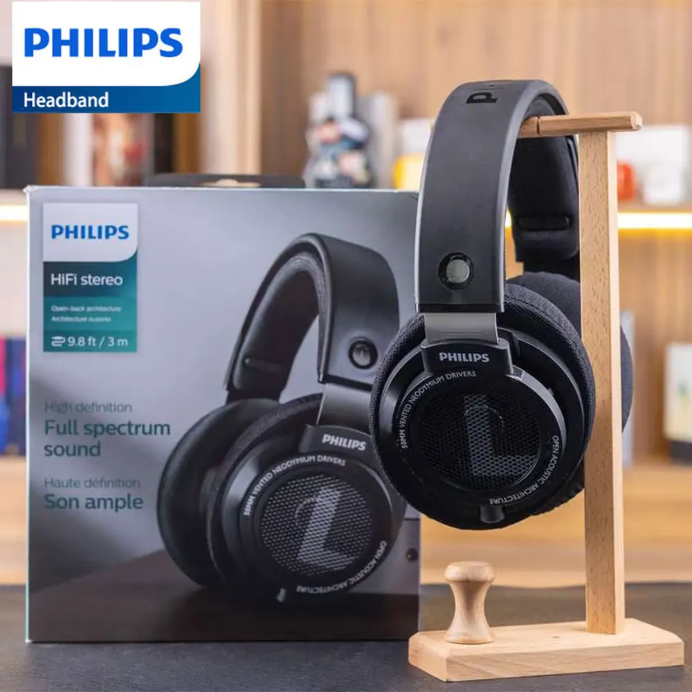 Philips SHP9500 Headphones Head Mounted HiFi Stereo Wired Earphone
