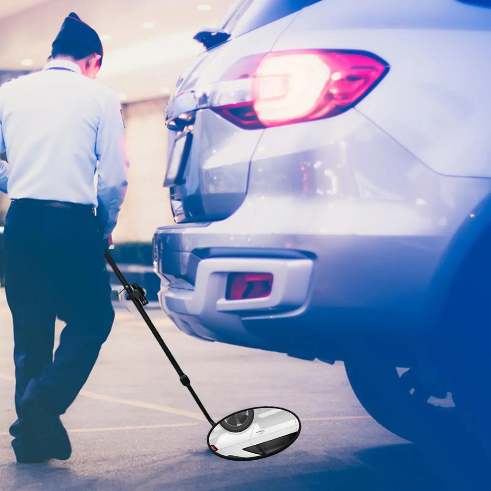 

Under Vehicle Inspection Security Mirror Flexible Vehicle Inspection Mirror for Industrial Home Inspector Home Use Car Repair