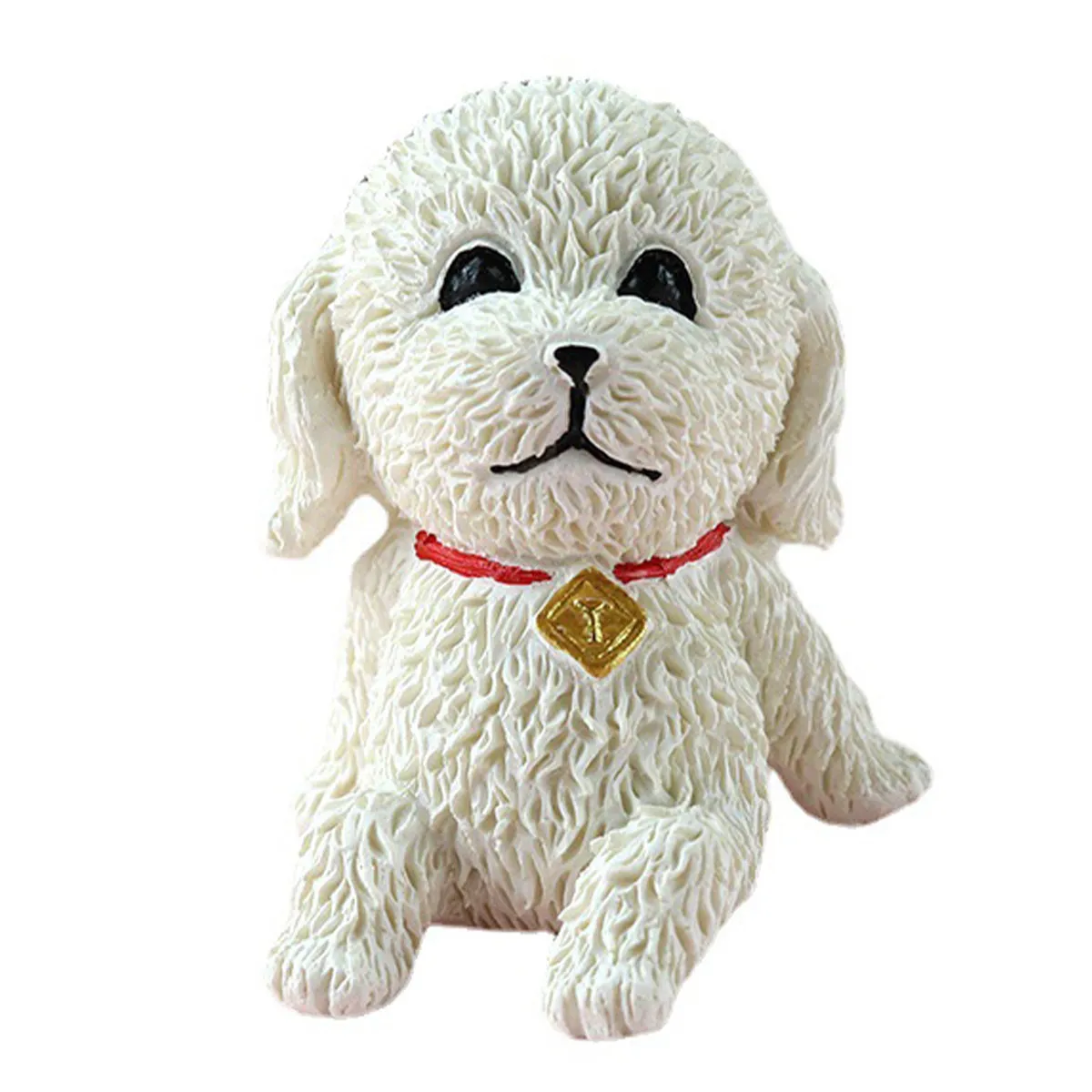 4Pcs Unique Creative Puppy Resin Ornament Set Exquisite Desktop Decor for Home Office Shelf Dog Scene Adornment Brightens Dull
