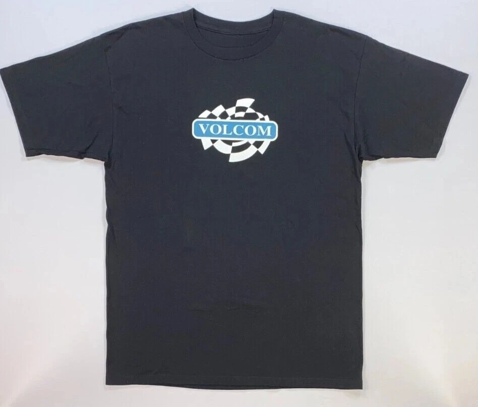 Fit Men's Volcom Short Sleeve Cotton T-Shirt High-end Luxury Unisex Style Both of Men and Women