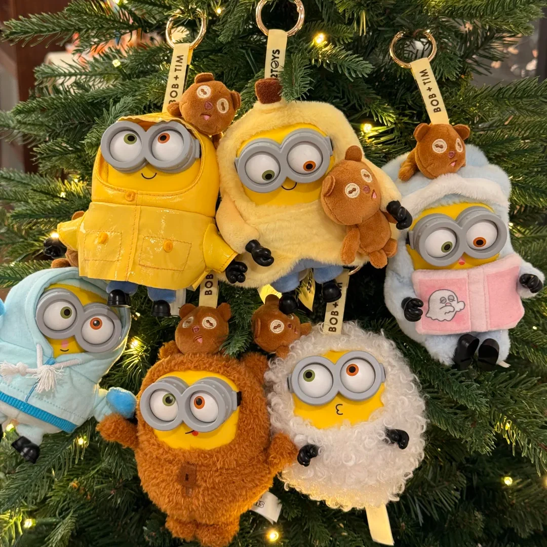 

52TOYS Оригинальные плюшевые виниловые куклы-миньоны Боб и Тим в закрытой упаковке, коллекционный подарок для детей и фанатов аниме, подарки на день рождения