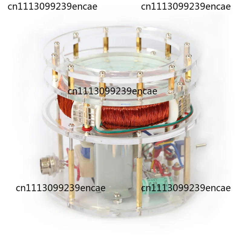 Induction Motor Model Columbus Egg Display Explains Rotating Magnetic Field Science and Technology Museum Demonstration Model