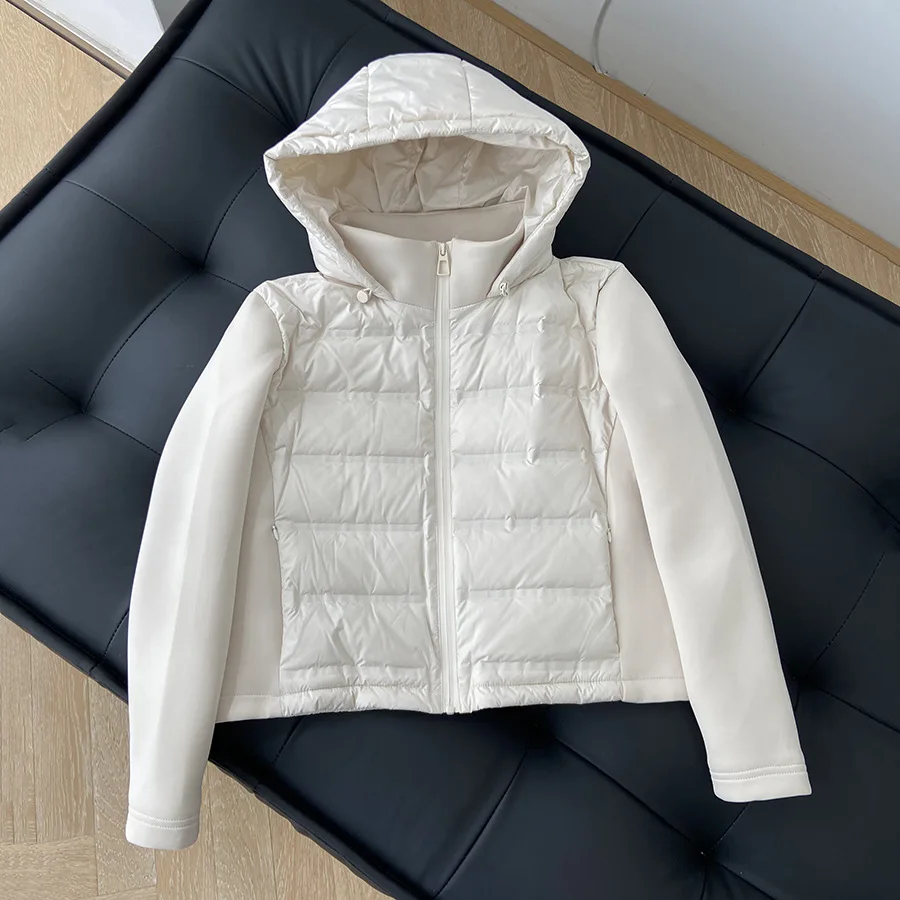 

2025 Autumn/Winter Women's Down Jacket Hooded Windproof Short and Lightweight Jacket