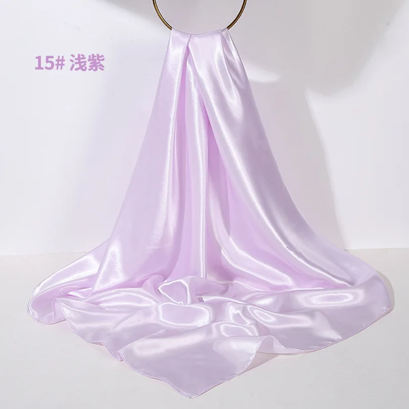 

Chiffon Scarf Fashionable Neck Scarf Beach Towel Shawls For Women Summer Neck Sun Protection Silk Scarf Shawl 90x90cm