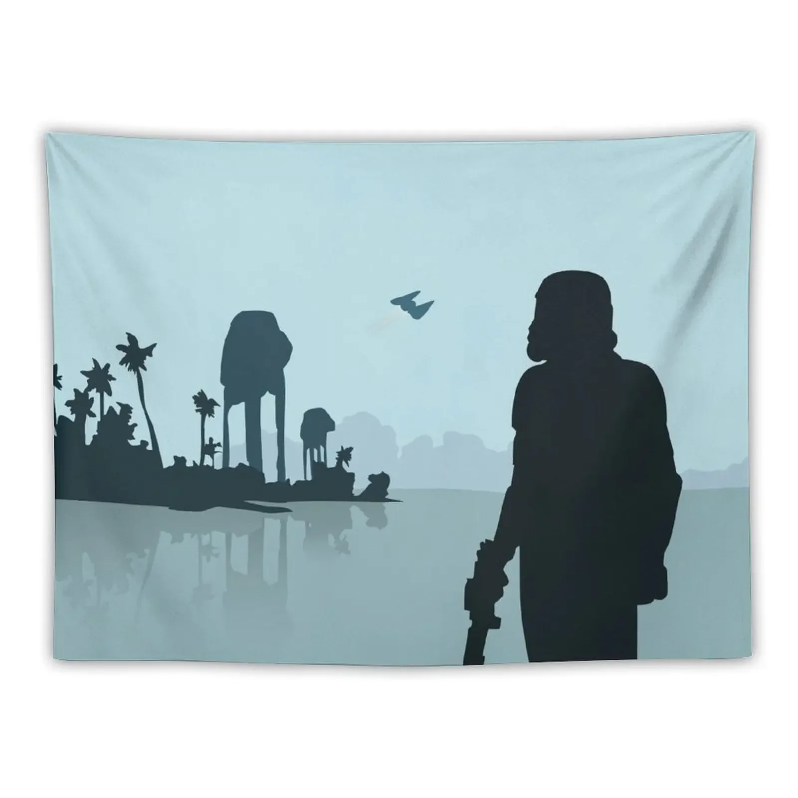 Trooper on Scarif Tapestry Wall Deco Aesthetic Decoration Tapestry