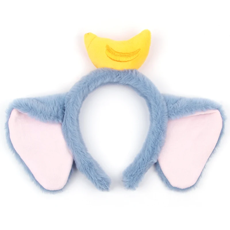 2024 Cute Dumbo Headband For Children Animal Theme Plush Hairband Women Festival Party Dress Up Headdress DIY Hair Accessories