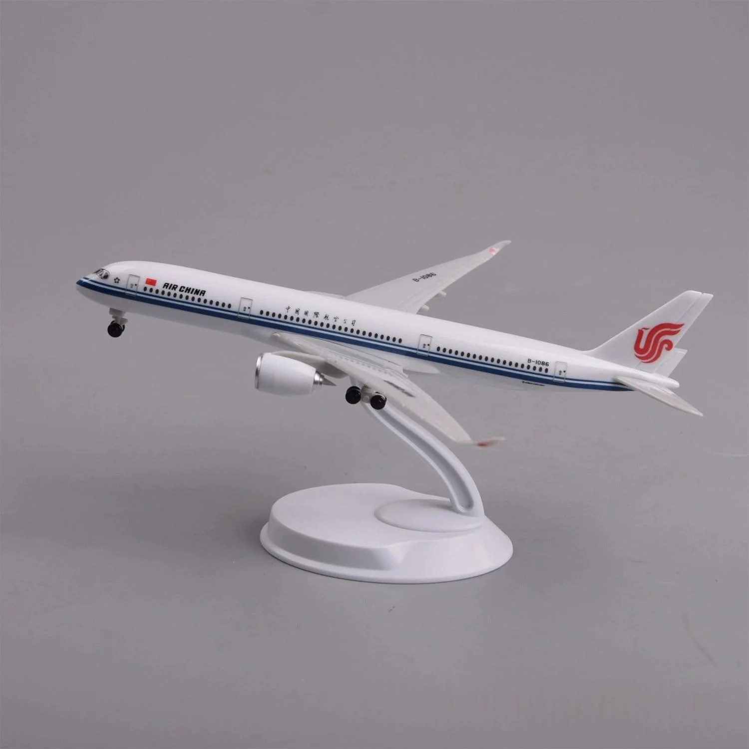 20CM Scale Plane Model Air China A350 ABS Air-bus 350 Adults Fun Model Plane Miniature Collectible Aircraft Display Gifts