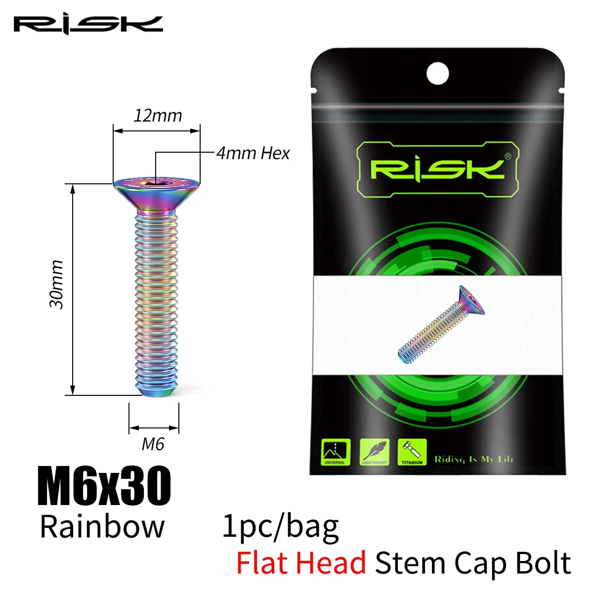 Variant: Flat M6x30 Rainbow