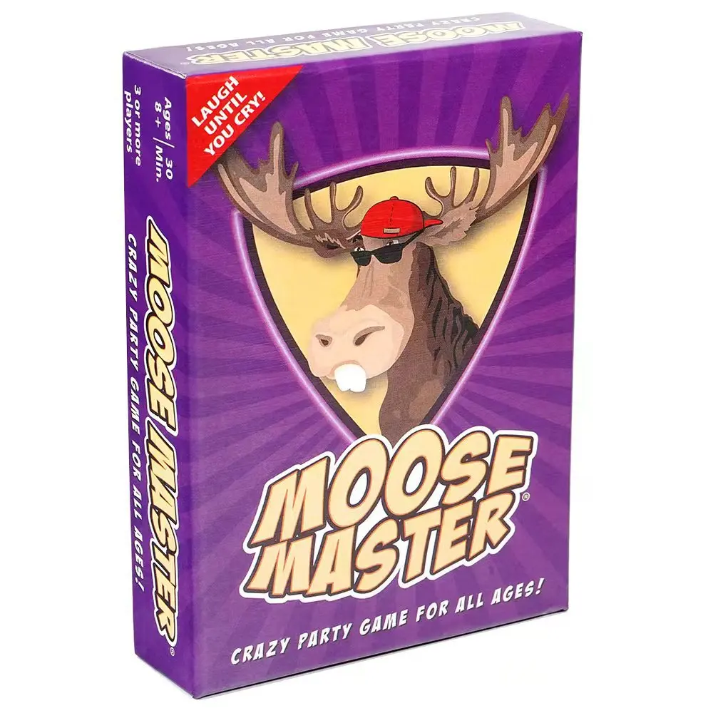 1PC Full English Adult Drinking Party Card Game Moose Master Moose Master Upgrade