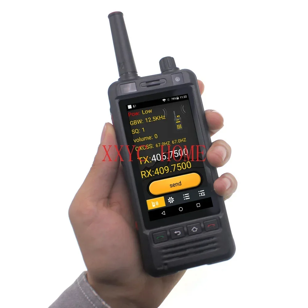 3G Mobile Phone  W5  PTT Radio IP67 Waterproof UHF 400-470MHz Walkie Talkie 5MP Camera Dual SIM Android 6 smart phone