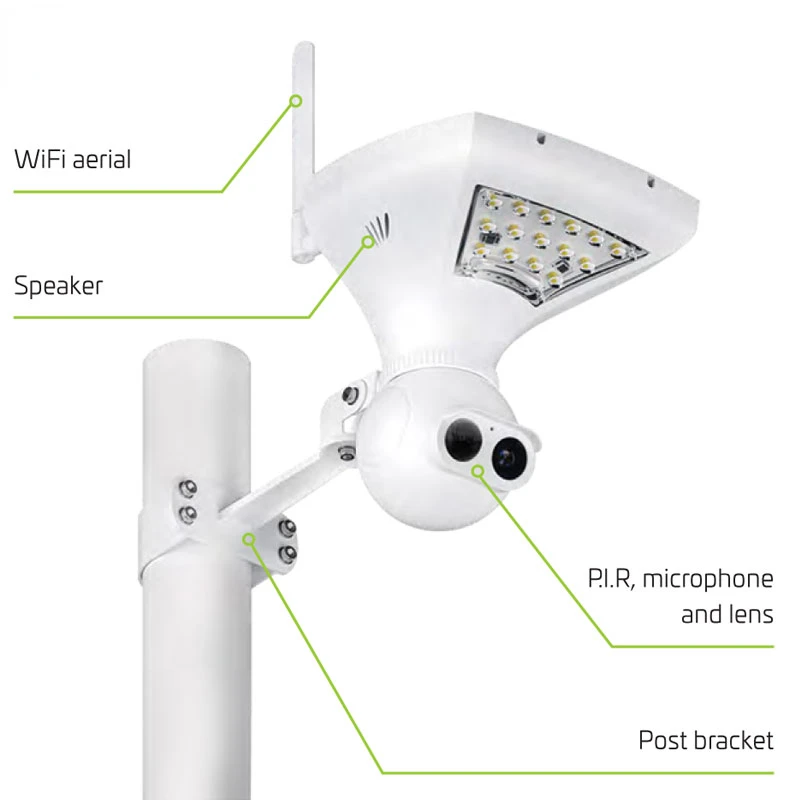 SRESKY High quality HD outdoor wifi wireless IP security gsm solar cctv 4g camera with exterior solar light