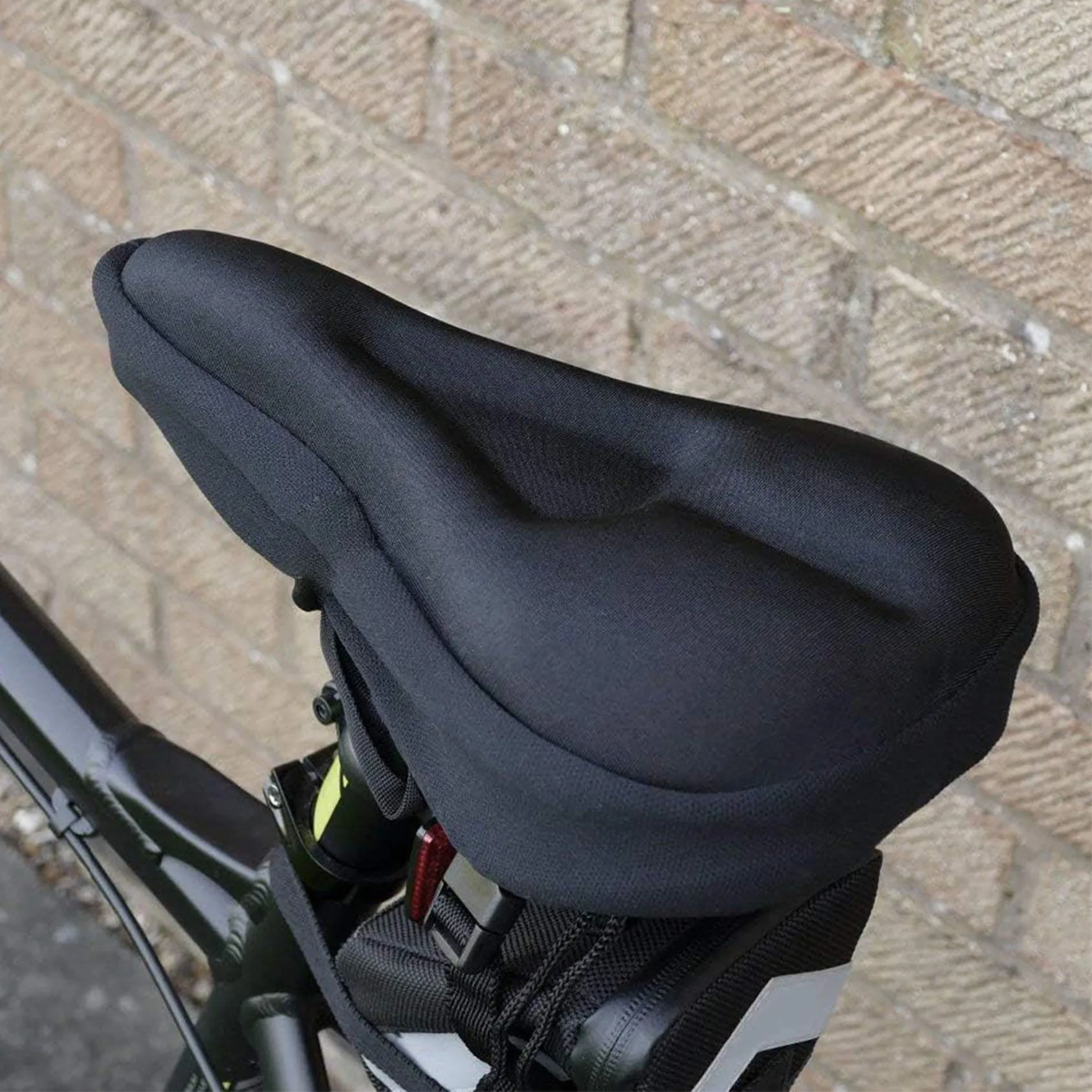 เบาะรองนั่งจักรยาน - หุ้มเบาะจักรยานเจลสําหรับผู้ชายผู้หญิงสบาย, รองรับเบาะจักรยานออกกําลังกายแบบนุ่มพิเศษ