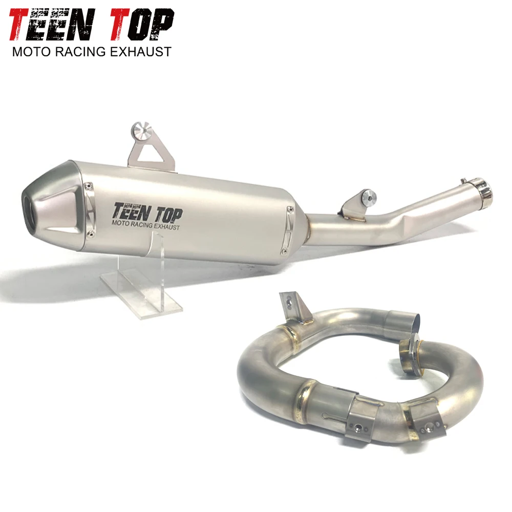 Motor Bike Exhaust Systems For YAMAHA YZ250F WR250F Exhaust Header Muffler DB Killer Titanium Alloy yzf250 2020-2024 Escape