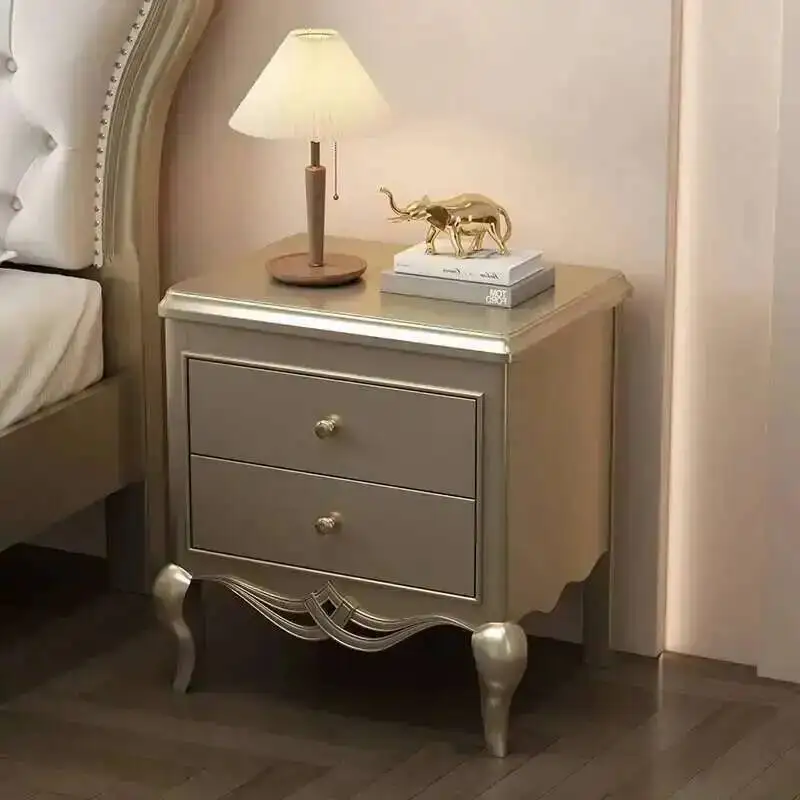 Elegant Bedside Quality Nordic Delicacy Table Modern Trendy Nightstand Table Storage European Mesitas De Noche Bedroom Furniture