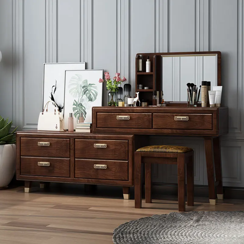 

Bedroom Europe Vanity Table Drawer Organiser Wood Modern Vanity Table Dressers Mirror Coiffeuse De Chambre Furniture