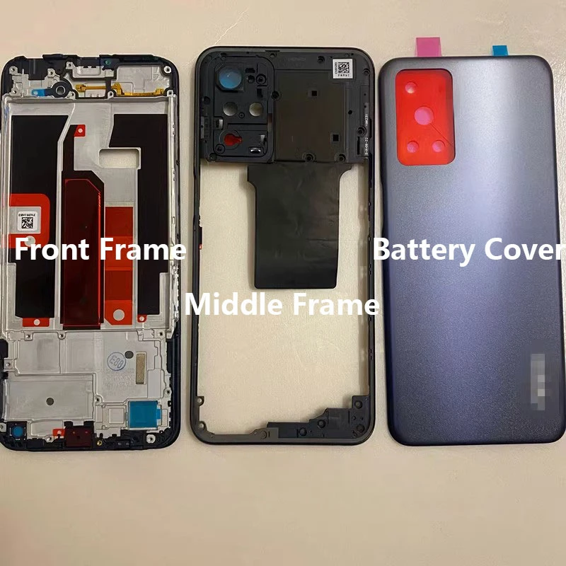 

For Oppo A93s 5G Batter cover with Front Middle Frame Housing + Battery Door Back Cover Housing Case