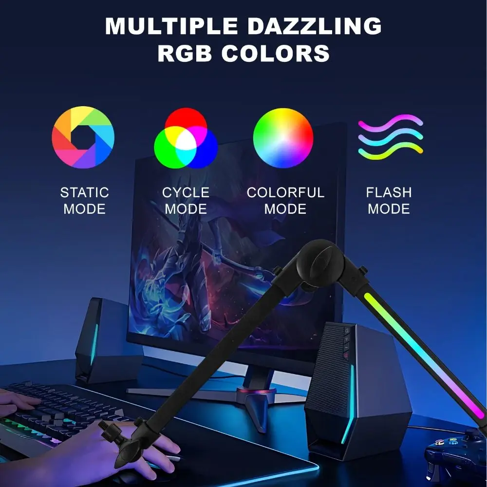 

Профессиональный класс 360° ° Вращающийся кронштейн для микрофона, прочная универсальная подставка для микрофона, регулируемая настольная подставка для домашнего офиса