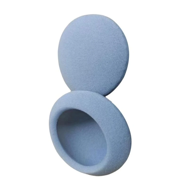 2 قطعة/6 قطعة 50 مللي متر سميكة رغوة بطانة للأذن لسماعات الرأس الإسفنج وسائد يغطي استبدال سماعات حالة وسادات الأذن