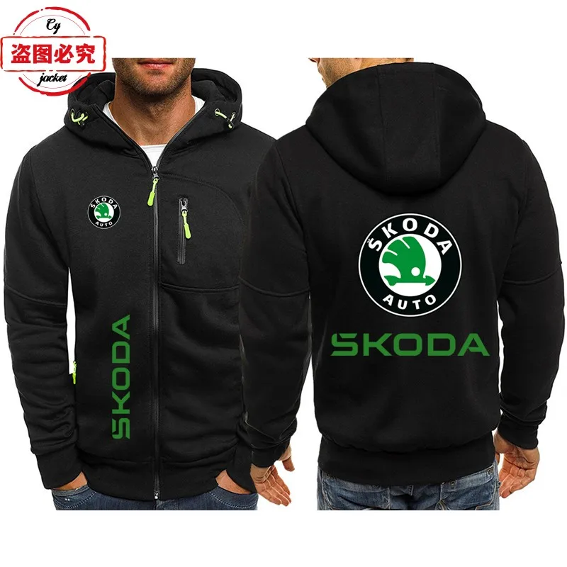 WRC rally Skoda racing logo jacket racing suit men's hoodie sweater skoda logo jacket