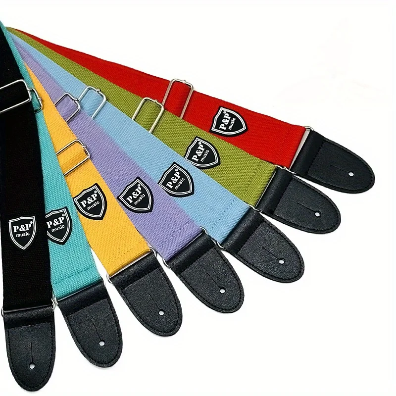 

Vibrant Color Guitar Strap - Soft Padded, Adjustable, Quick-Fit, Durable, Comfortable, Ergonomic Design, Enhancing Performance