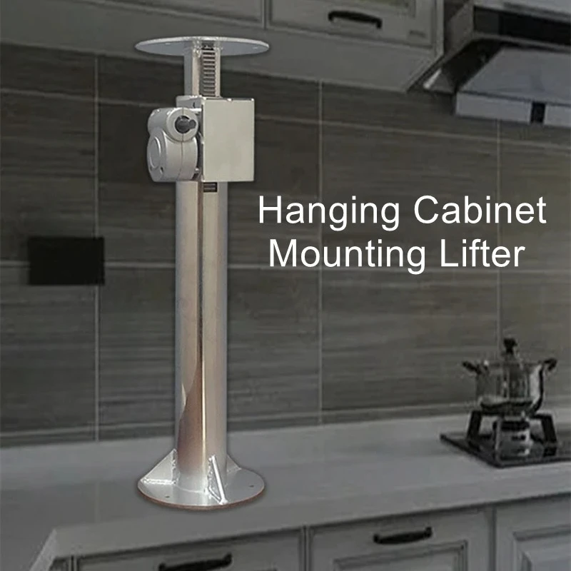 Stainless Steel Manual Lifting Column Hand Crank Height Adjustment Pillar Equipment Support Elevating Stand