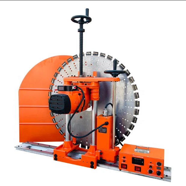 Top Selling 1200mm Semi-Automatic Industrial Grade Circular Electric Wall Saw Cutter Head Machine Concrete Cutting
