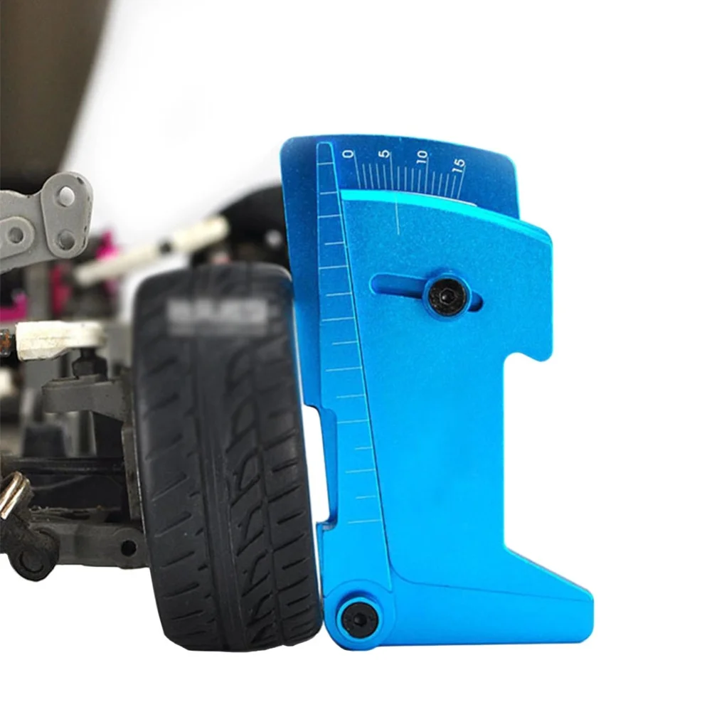 metal adjustable wheel height and rim camber angle measuring tool for remote control car maintenance For 110 compatible