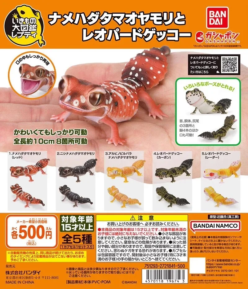 

Bandai Genuine Gashapon Biology Map House Lizard Gecko Artificial Insects Action Figure Cute Capsule Toys Creative Gift