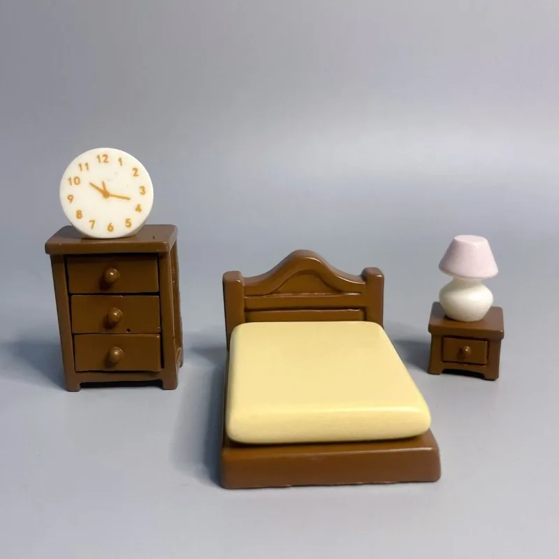 Antike Puppe Miniatur Tisch möbel weiß Puppenhaus Stuhl Sofa Hocker Modell Puppenhaus Dekor Spielzeug Dekoration Zubehör