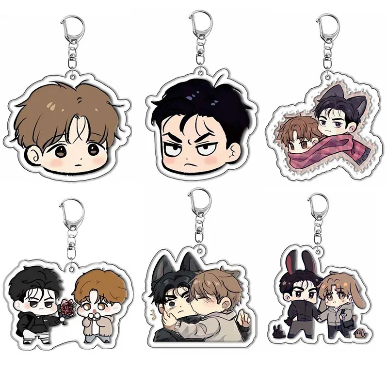 Manwha Jinx Acrylic Keychain Cute Joo Jaekyung Kim Dan Cartoon Figure Acrylic Key Chain Pendant Chaveio For Boys New Year Gifts