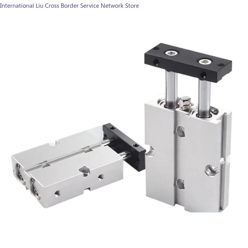 Double shaft double rod cylinder Small pneumatic cylinder Large thrust