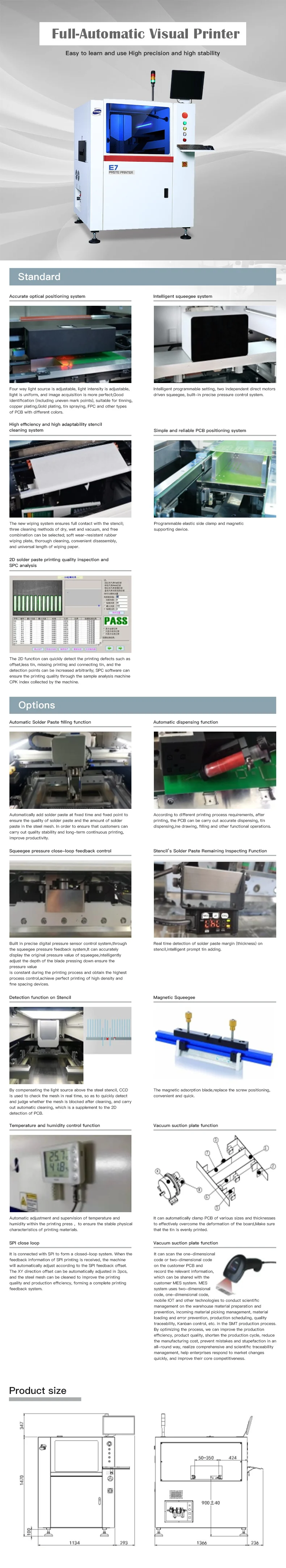 NEW Stencil Printer SMT PCBA Printer Machine Smt Solder Paste Printer for Smt Machine Line