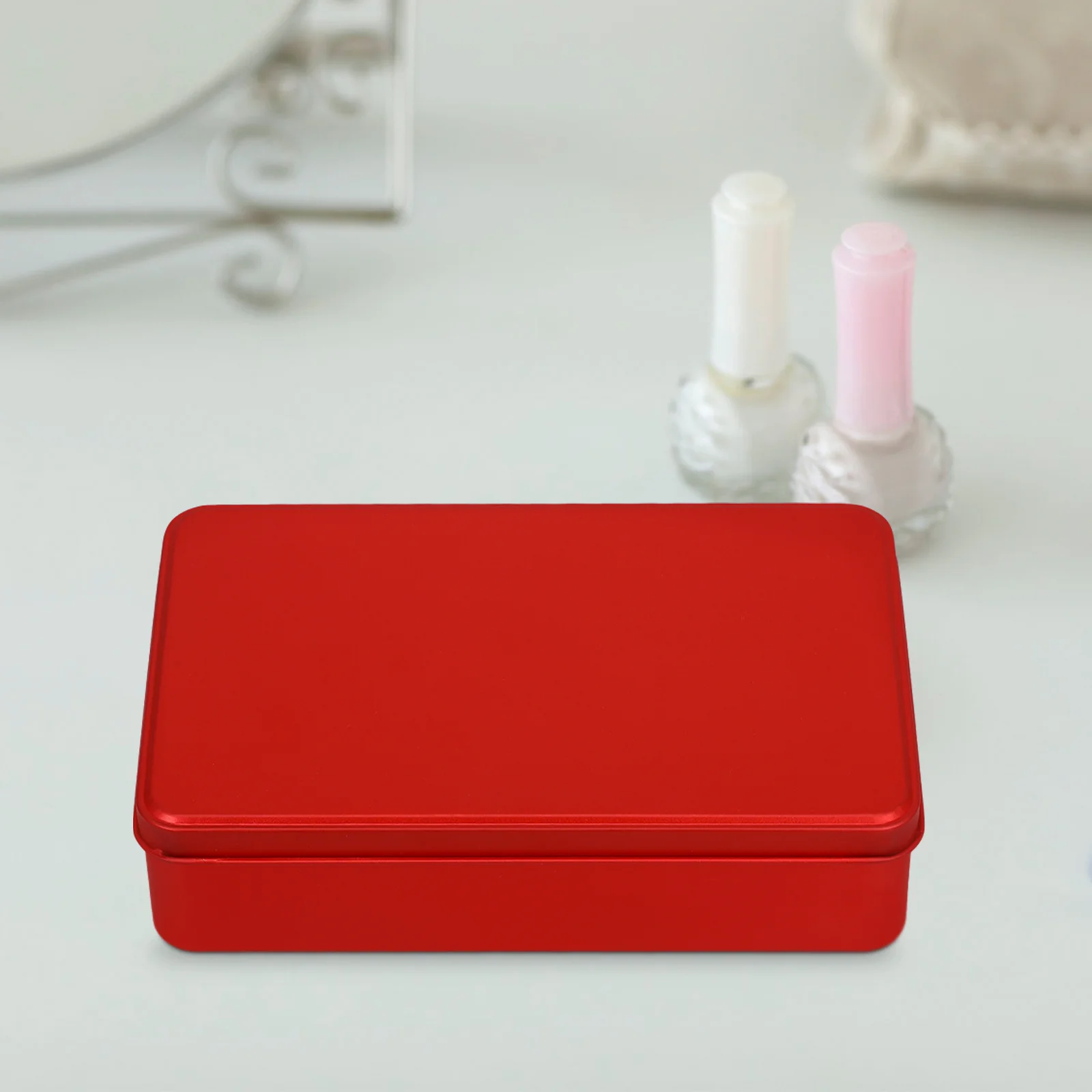 

3Pcs Tinplate Storage Can with Lid Airtight Tea Container Mini Craft Box for Art Supplies Candy Holder Cookie Tins