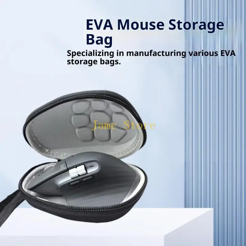 LX0B Mouse EVA Hard Mouse Storage Bag Protective Case for 3 / 3S Mouse for Travel Office Home Use