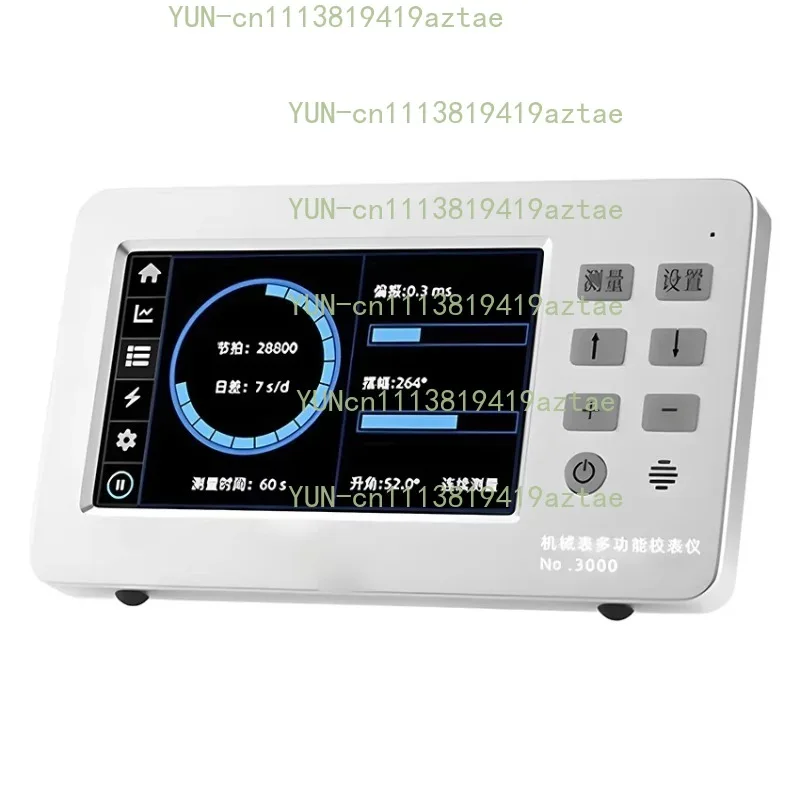 NO.3000 Multi‑function Watch Tester, Type‑C Powered Maintenance Tool with English UI for Mechanical Watch Repair