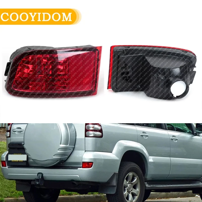 Car Rear Bumper Tail Light Brake Light For Toyota Land Cruiser Prado 120 Series GRJ120 TRJ120 FJ120 2002 2003-2009 Without Bulb