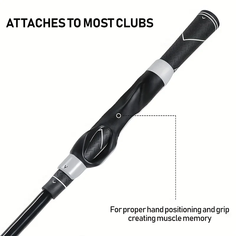 Golf Grip Trainer Swing Training Aid Ergonomic Hand Position Guide for Correct Grip  Muscle Memory Improve Swing Rhythm