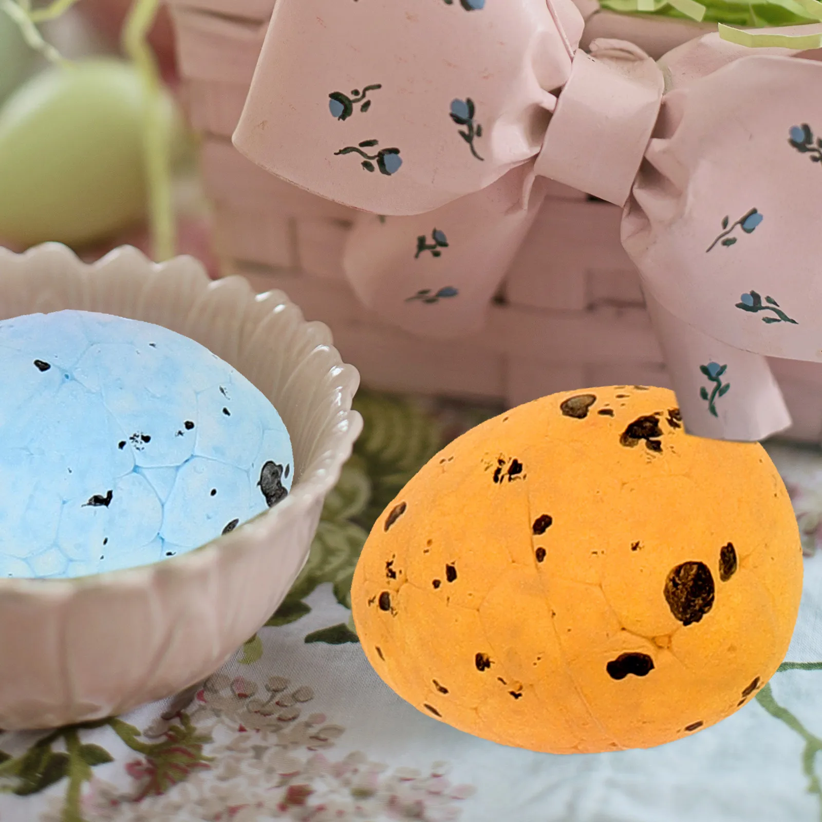 

200pcs Artificial Bird Eggs Decorative Easter Foam Egg naments for Home Spring Table Decorations Craft Supplies