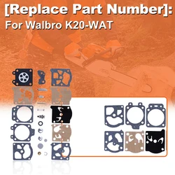 Carburetor Repair Rebuild Kit For Walbro K20-WAT Husqvarna 55 51 455 460 Rancher Echo Poulan Pro Homelite Stihl 026 Chainsaw
