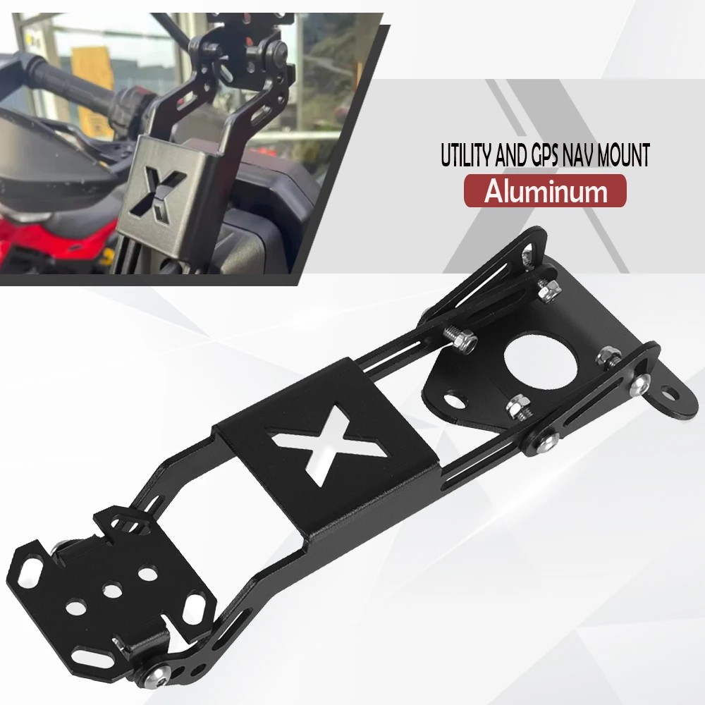 

For Ducati DESERTX 2022 2023 2024 Utility Mount Desert X Aluminium GPS Motorcycle Navigation GPS Support Mount Bracket Holder