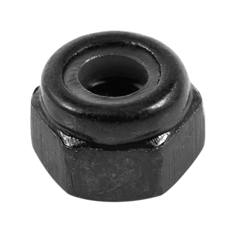 ABHU M2.5 X 40Mm Phillips Round Head Screws Bolt 60Pcs With M2.5X0.45Mm Zinc Plated Nylon Insert Hex Lock Nuts Black 50Pcs